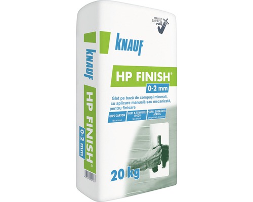 Glet superfin KNAUF HP Finish pentru finisare 20 kg alb