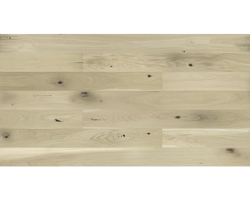 Scândură de podea din lemn deschis la culoare cu noduri