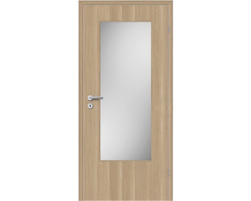 Foaie de ușă Pertura Yori CPL stejar gold 73,5x198,5 cm dreapta LAG3 (fără sticlă) Ușă de interior cu inserție de sticlă și clanță