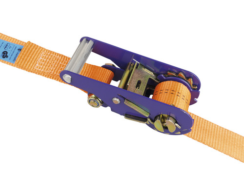 Chingă de ancorare cu clichet pentru asigurarea încărcăturii