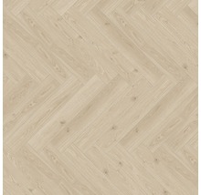 Montaj de parchet deschis la culoare în model herringbone