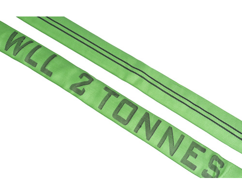 Chingă de ridicare din material textil cu o capacitate portantă de 2 tone