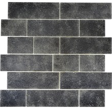 Mozaic sticlă LOFT 49LF negru 30x30 cm