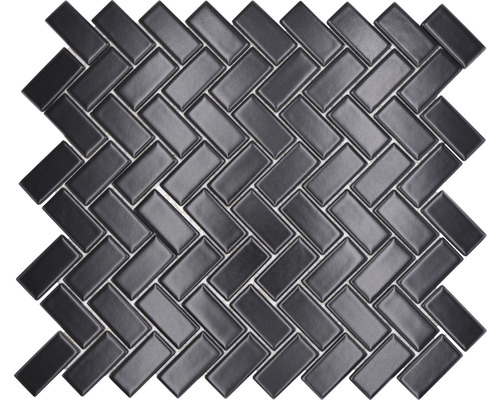 Mozaic piscină ceramic CHB 06BM negru 30x30 cm