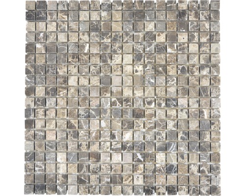 Mozaic marmură MOS 15/85 maro 30,5x30,5 cm Placă de mozaic din piatră naturală
