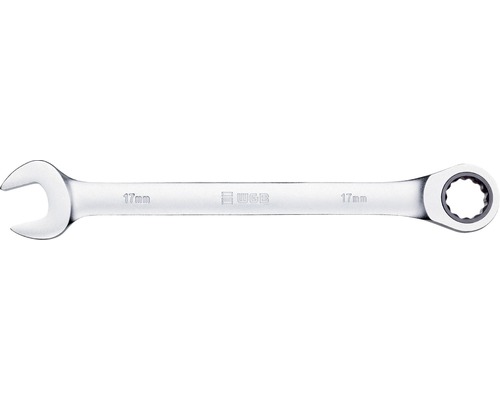 Cheie combinată WGB 10mm, fixă & inelară cu clichet, crom-vanadiu-0
