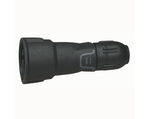 Cuplă pentru ștecher CP Legrand 16A neagră, din cauciuc integral cu manșon Conector Legrand