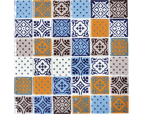 Mozaic sticlă CM 4OP12 multicolor 30x30 cm Plăci de mozaic cu modele diferite