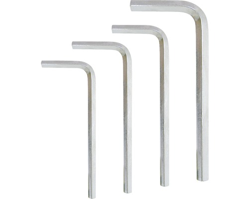 Set chei hexagonale WGB 4-6 mm, 4 piese, crom-vanadiu Set chei hexagonale WGB 4-6 mm, 4 piese, crom-vanadiu