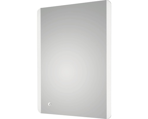 Oglindă de baie dreptunghiulară cu colțuri rotunjite