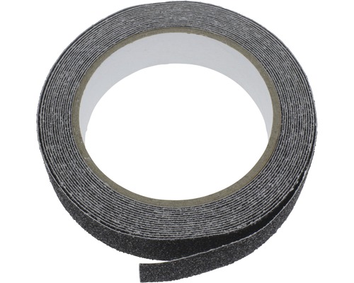 Bandă anti-alunecare Tarrox 25mm x 5m, negru, autoadezivă Rolă bandă antiderapantă pentru creșterea siguranței la pășire