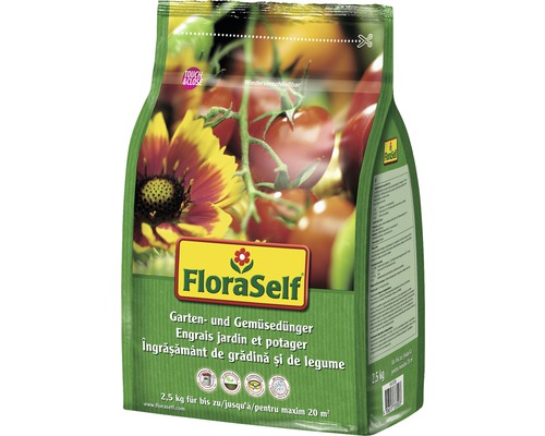 Îngrășământ de grădină & pentru legume FloraSelf 2,5 kg-0