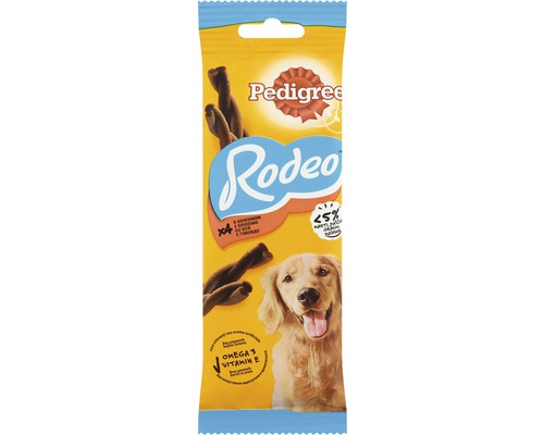 Snack pentru câini Pedigree Rodeo cu vită 70 g Pachet de recompense pentru câini Pedigree Rodeo