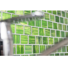 Mozaic sticlă CM CF43 verde 28,6x31,8 cm