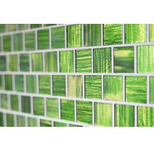 Mozaic sticlă CM CF43 verde 28,6x31,8 cm