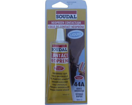 Adeziv universal SOUDAL 44A neoprenic de contact 50 ml Soudal Adeziv de contact neoprenic 50ml