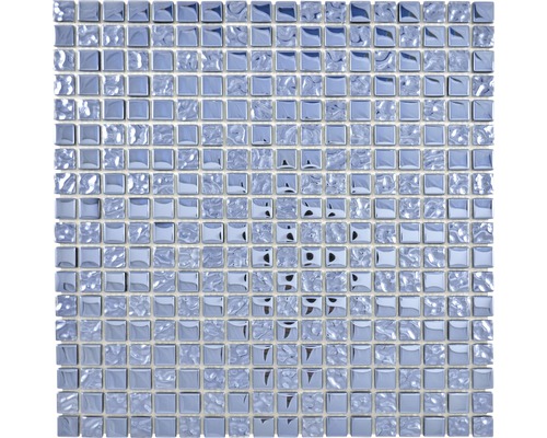 Mozaic sticlă XCM M630 albastru 30x30 cm