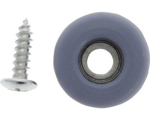 Protecţii pentru pardoseală Tarrox Ø22mm, PTFE gri, pachet 4 bucăți, cu șurub Rotiță pentru mobilă cu șurub