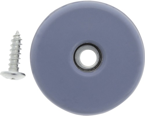 Protecţii pentru pardoseală Tarrox Ø38mm, PTFE gri, pachet 2 bucăți, cu șurub Glisor mobilă cu șurub