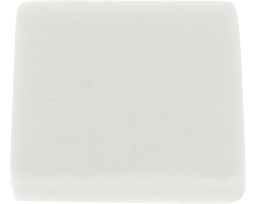 Protecţie pătrată pâslă Tarrox 25x25x6mm, alb, pachet 8 bucăți, autoadezive Bloc abraziv moale, dreptunghiular