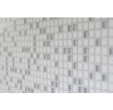 Mozaic sticlă CUBA 07W alb 30,5x30,5 cm