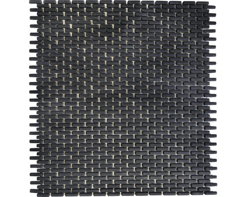 Mozaic sticlă CUBA B21B negru 27,5x29,7 cm