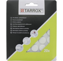 Protecţii pentru mobilă Tarrox Ø17x6mm, pâslă alb, pachet 20 bucăți, autoadezive-thumb-2