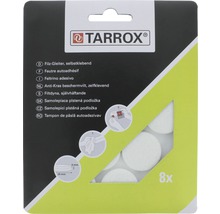 Protecţii pentru mobilă Tarrox Ø28x6mm, pâslă alb, pachet 8 bucăți, autoadezive-thumb-0