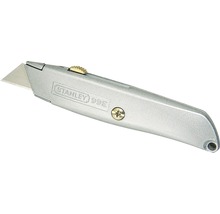 Cutter multifuncțional metalic Stanley Interlock 150mm, incl. 1 lamă trapezoidală-thumb-1