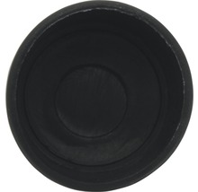 Capace din plastic Tarrox Ø28mm, negru, pachet 4 bucăți, pentru picioare de masă rotunde-thumb-1