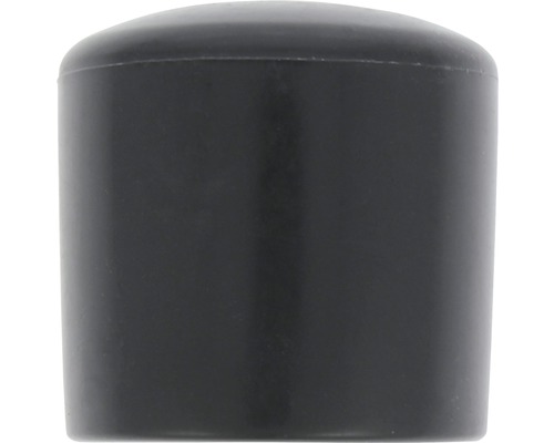 Capace din plastic Tarrox Ø22mm, negru, pachet 8 bucăți, pentru picioare de masă rotunde