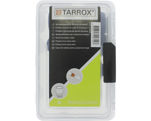Capace din plastic pentru picioare de masă rotunde, 22 mm, 8 bucăți