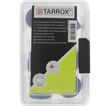 Capace din plastic Tarrox Ø25mm, negru, pachet 8 bucăți, pentru picioare de masă rotunde-thumb-2
