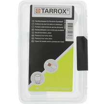 Capace din plastic Tarrox Ø19mm, alb, pachet 8 bucăți, pentru picioare de masă rotunde-thumb-2