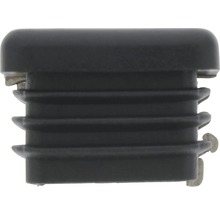 Capace din plastic Tarrox 25mm, negru, pachet 16 bucăți, pentru picioare de masă pătrate-thumb-1