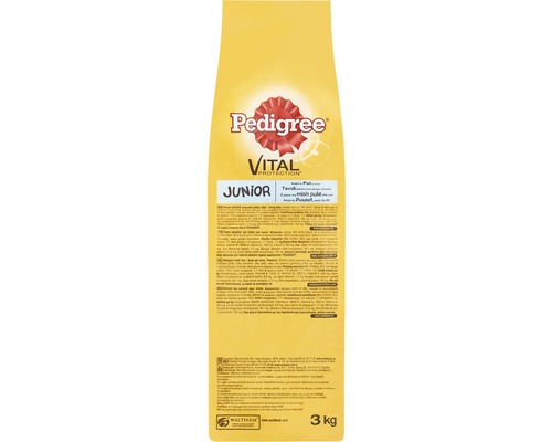Pedigree Junior hrană uscată 3 kilograme