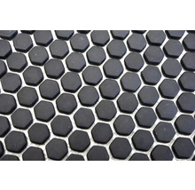 Mozaic sticlă CUBA HX11B negru 29x29,5 cm