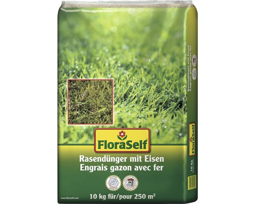 FloraSelf îngrășământ cu fier pentru gazon 10 kg FloraSelf îngrășământ cu fier pentru gazon 10 kg