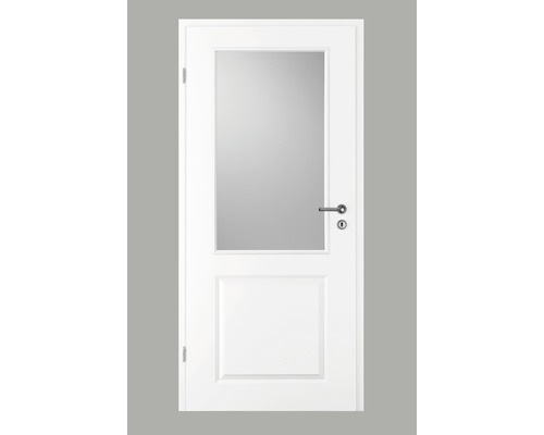 Foaie de ușă Pertura Pila 02 albă 86,0x198,5 cm stânga LA-GN (Nu include sticla)