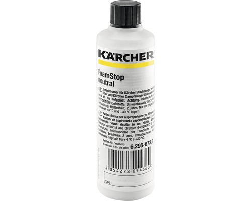 Agent lichid antispumant Kärcher RM FoamStop Neutral 125ml Kärcher Foamstop Neutral Antispumant pentru aspiratoare și aparate de curățat cu abur