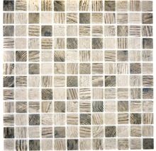 Mozaic sticlă CW 324 gri-bej 30x30 cm