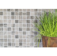 Mozaic sticlă CW 324 gri-bej 30x30 cm