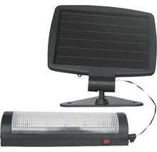 Lampă solară cu panou solar și corp de iluminat