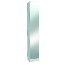 Dulap baie înalt cu oglindă pelipal Wien, 1 ușă, MDF, 195,5x32,5 cm, alb-thumb-0
