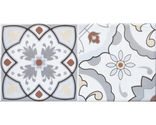 Faianță decorativă Loft Decor Mix lucios 10x20 cm Placă decorativă cu model
