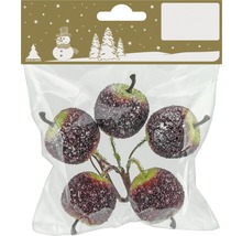 Fructe decorative artificiale în pungă, decorațiuni de iarnă