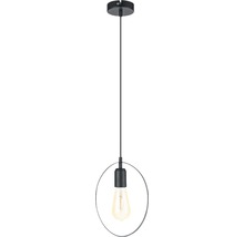 Lampă suspendată cu sursă de lumină și abajur circular