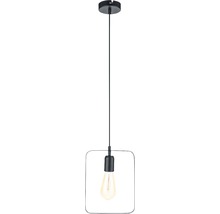 Lampa suspendată cu abajur pătrat și sursă de lumină