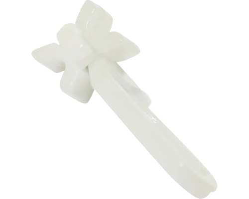 Călăreți cu cârlige de falduri pentru șină de aluminiu 13-20 mm, pachet 25 buc. Suport din plastic pentru lumânări de brad