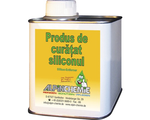 Produs pentru îndepărtat siliconul AlpinChemie 500 ml Soluție pentru curățat silicon Alpin Chemie în recipient